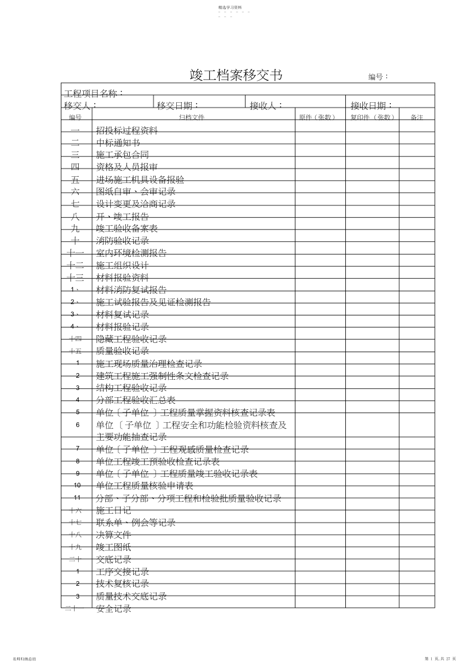 2022年装饰工程资料大全.docx_第1页