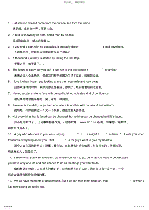 2022年英语励志短句、名人名言条 .pdf