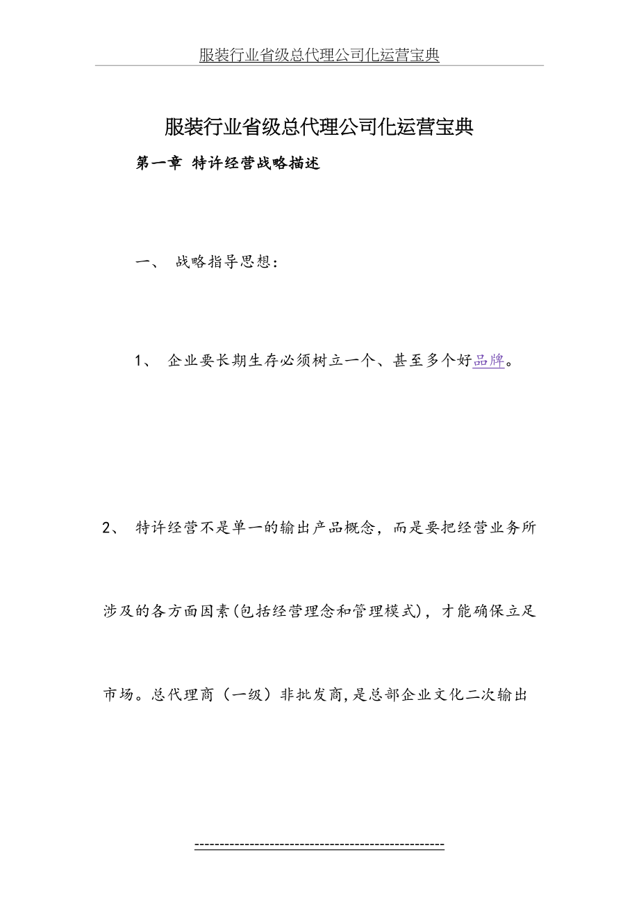 服装行业省级总代理公司化运营宝典-2.doc_第2页