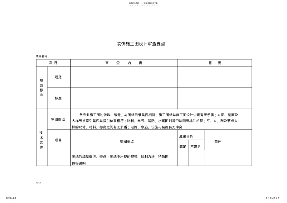 2022年装饰施工图审查要点 .pdf_第1页