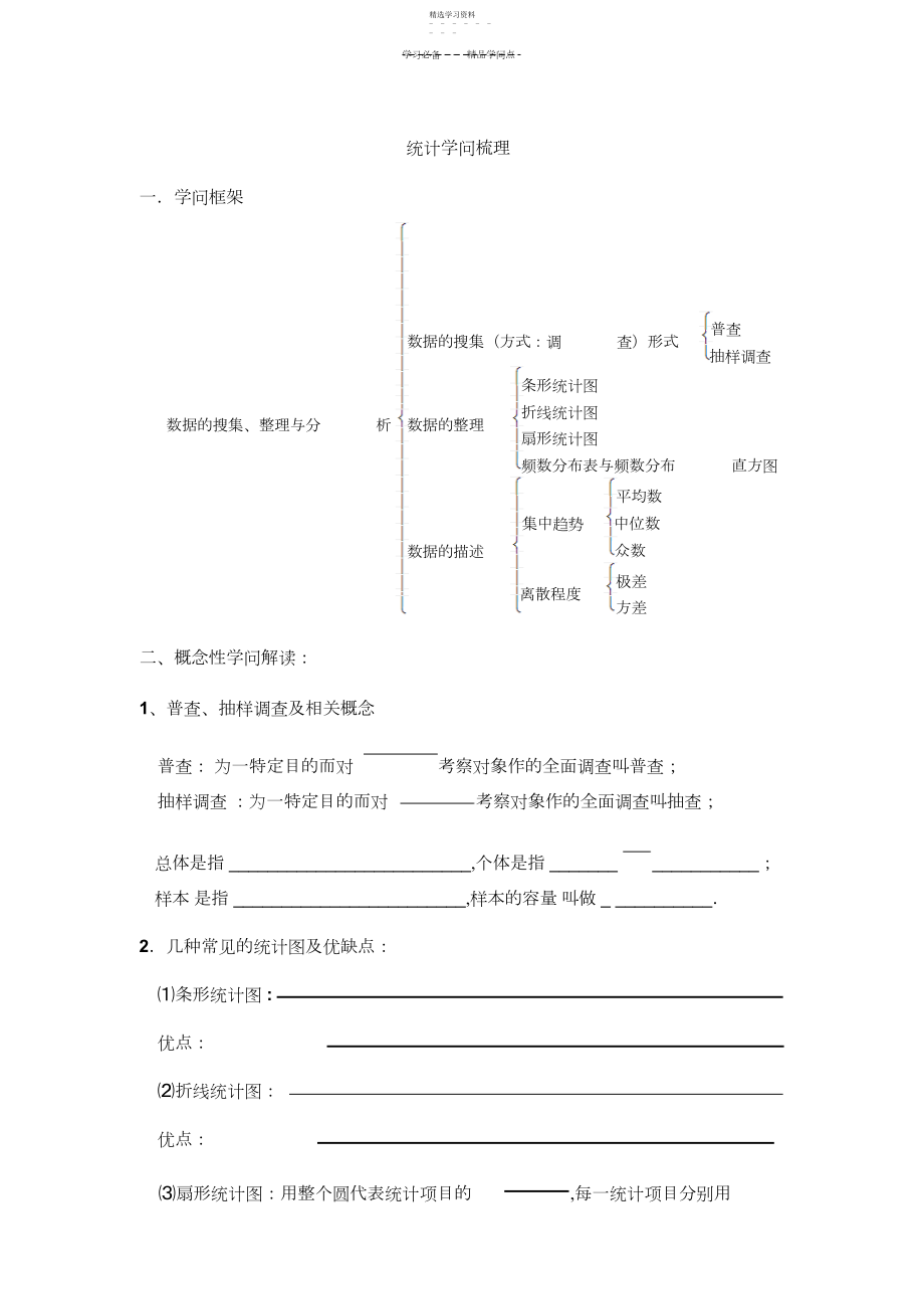 2022年统计与概率知识点综合梳理.docx_第1页