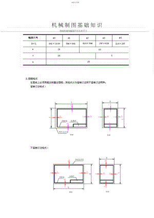 2022年经典机械制图基础知识.docx