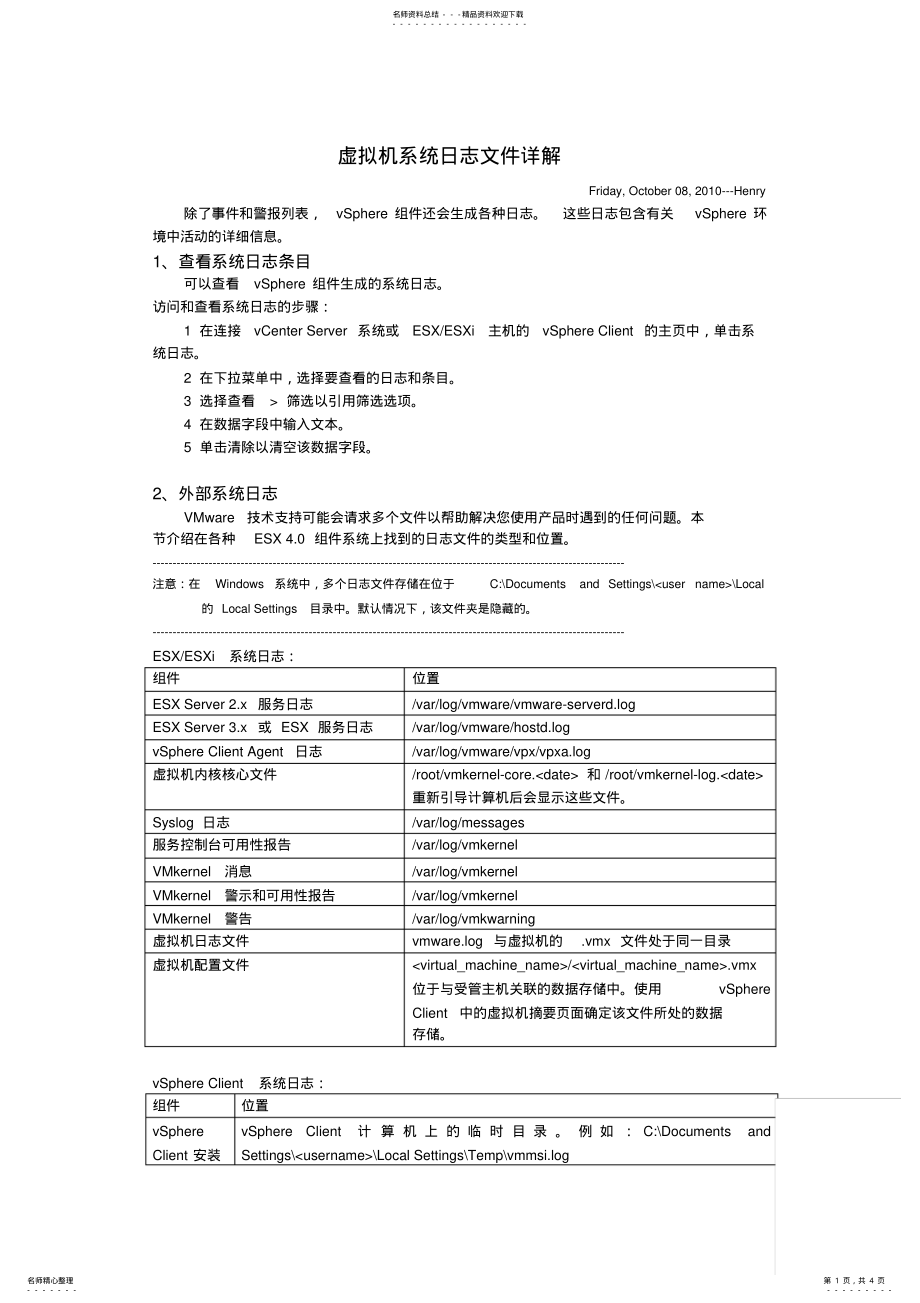 2022年虚拟机系统日志文件详解-Henry .pdf_第1页