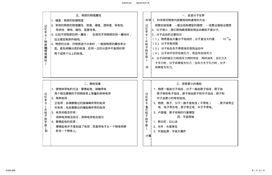 2022年八下物理知识点记忆手卡 .pdf_第2页