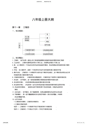 2022年人教版八年级上册数学知识点归纳总结 .pdf