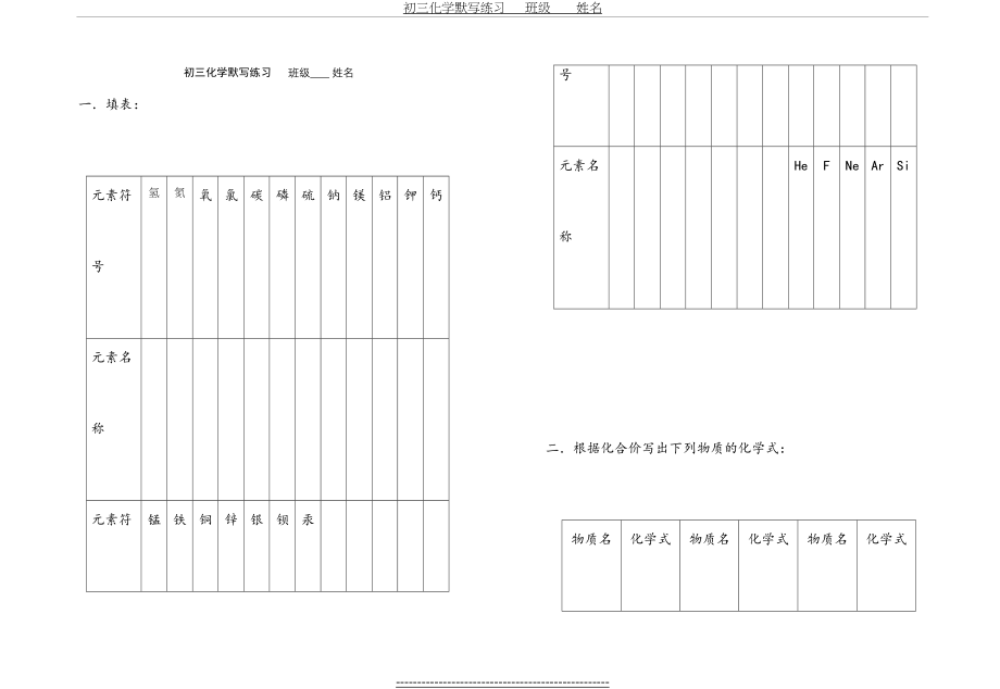 根据化合价书写化学式及标元素化合价专项练习.doc_第2页