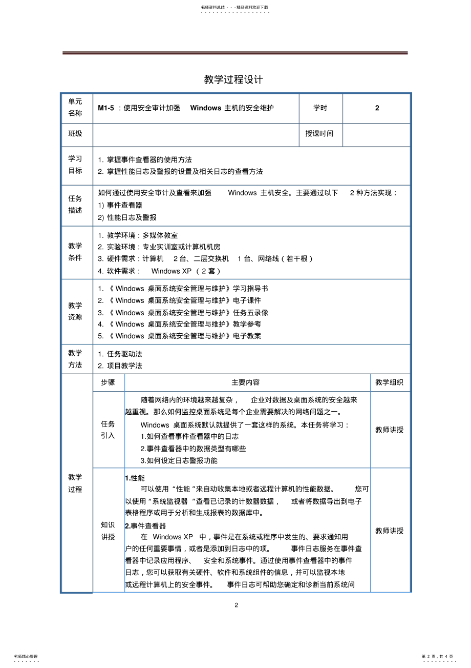 2022年网络安全运行与维护：M-使用安全审计加强Windows主机的安全维护 .pdf_第2页