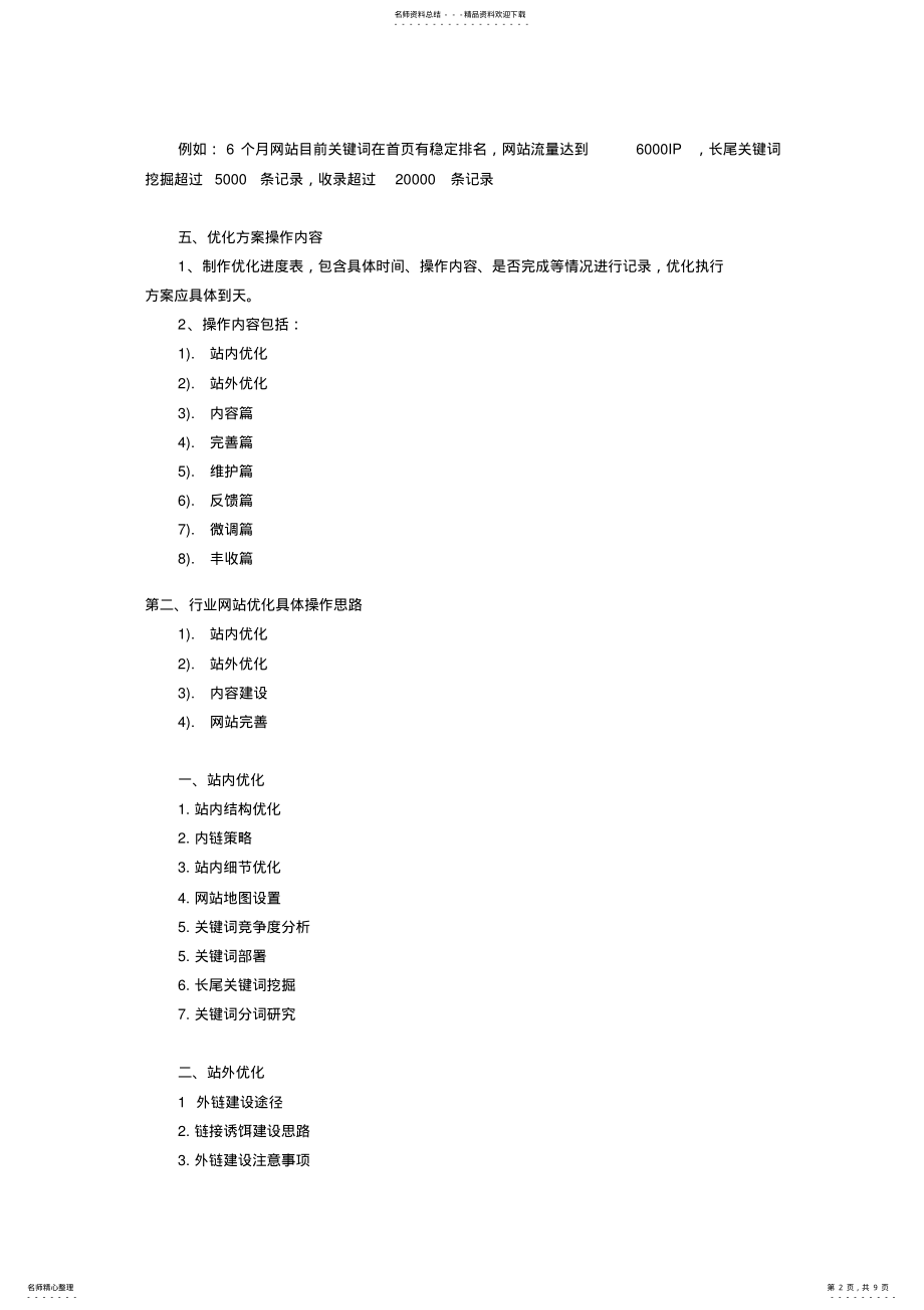 2022年网站SEO优化方案实战 .pdf_第2页