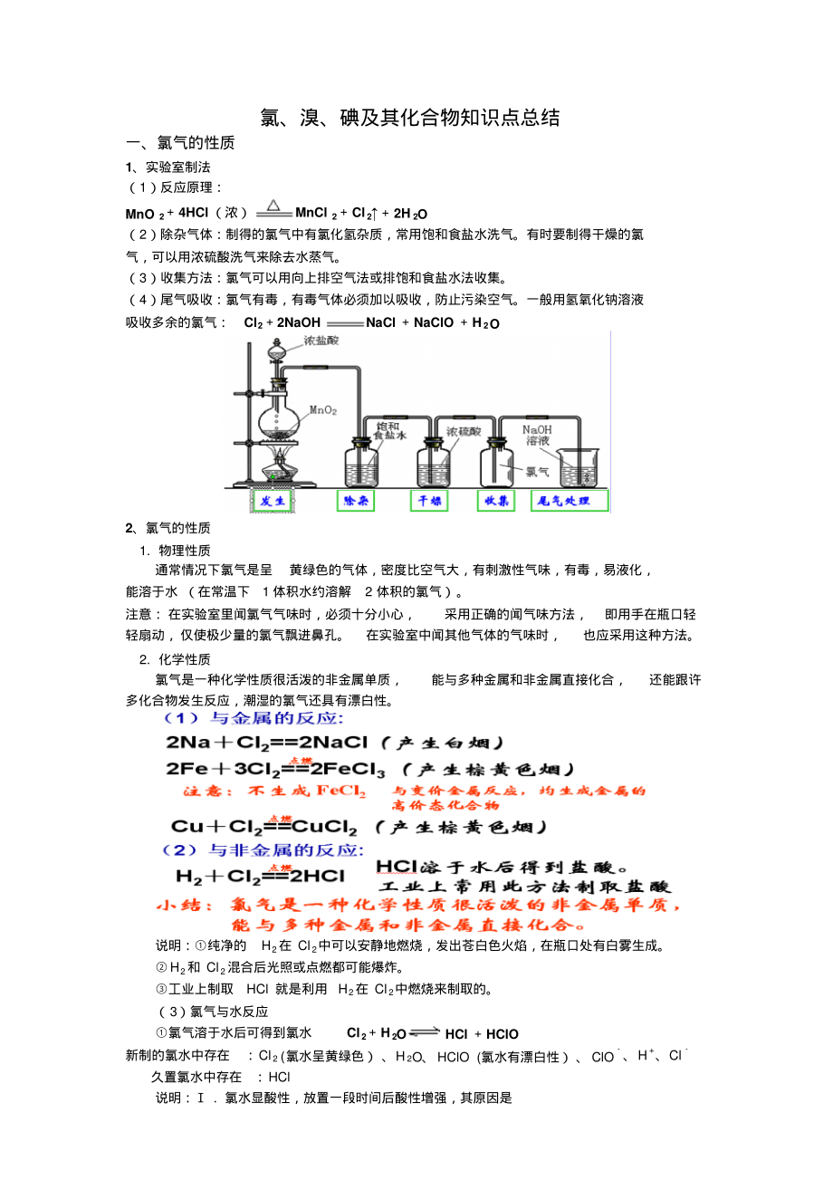 氯溴碘及其化合物知识点总结.pdf_第1页