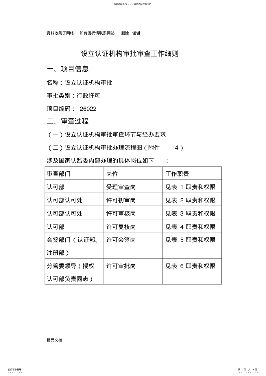 2022年设立认证机构审批审查工作细则 .pdf_第1页