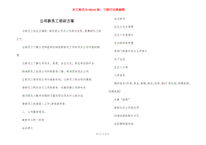 公司新员工培训方案_1.docx