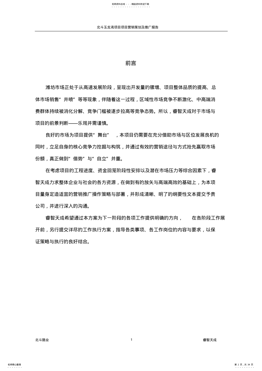 2022年营销策划及推广报告 .pdf_第2页