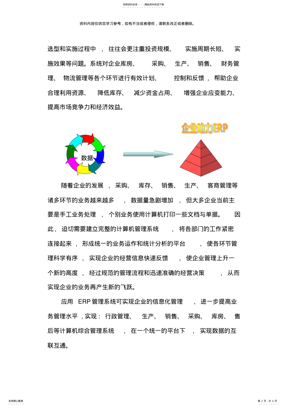 2022年企业ERP管理系统样本 .pdf_第2页