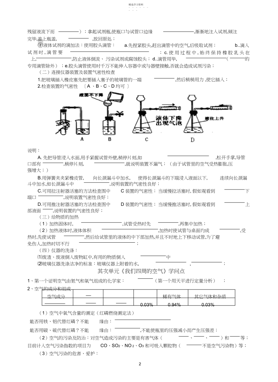 2022年九年级化学上下册知识点.docx_第2页