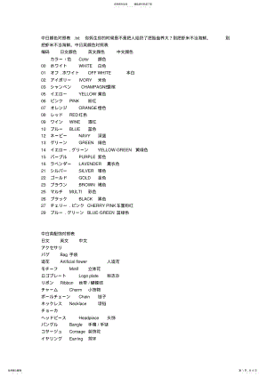 2022年中日颜色对照表 .pdf