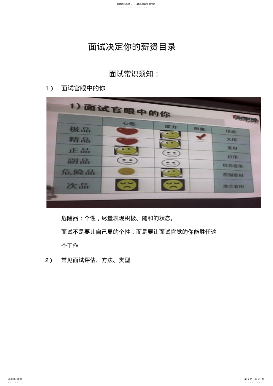 2022年网络营销面试技巧 .pdf_第1页