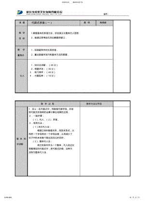 2022年代数式求值 .pdf