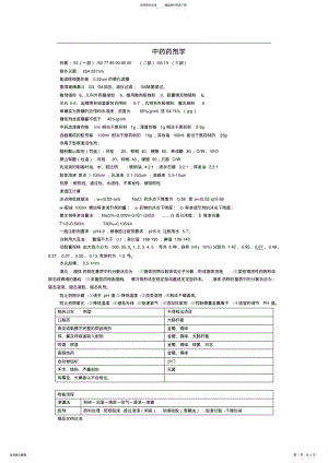 2022年主管中药师中药药剂学总结 .pdf