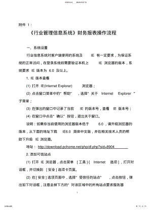 2022年行业管理信息系统财务报表操作流程 2.pdf