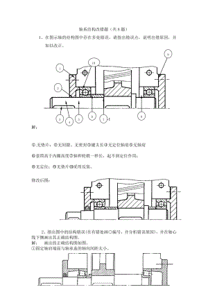 机械设计轴系结构改错题.doc