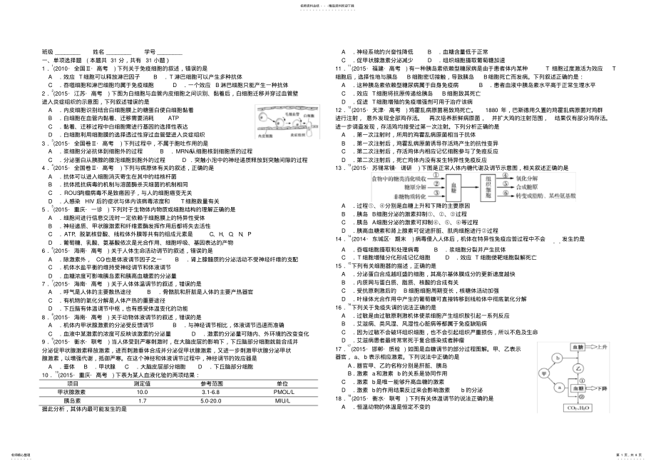 2022年绵竹中学高中一年级月考 .pdf_第1页