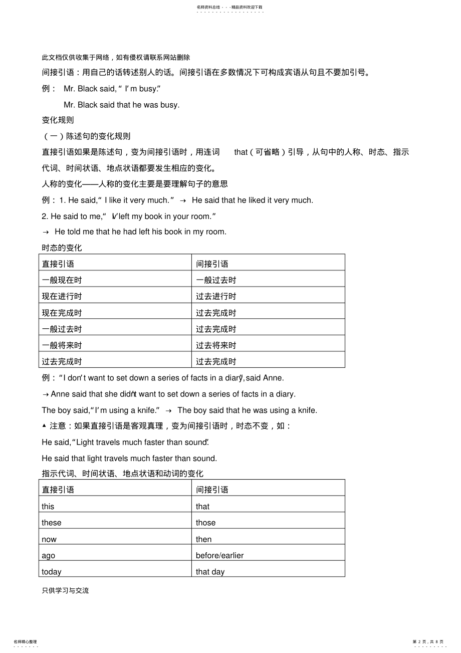 2022年人教高中英语必修一各单元知识点汇总知识讲解 .pdf_第2页