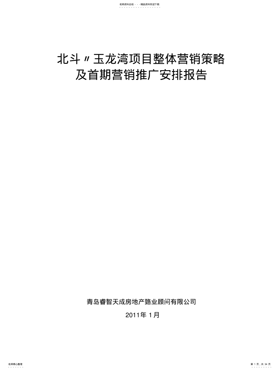 2022年营销策划及推广报 .pdf_第1页