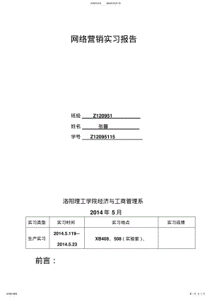 2022年网络营销实习报告 .pdf