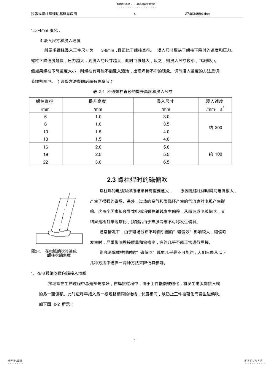 2022年螺柱焊的过程及工艺参数 .pdf_第2页