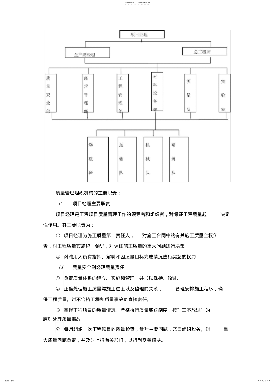 2022年二质量保证措施和创优计划 .pdf_第2页