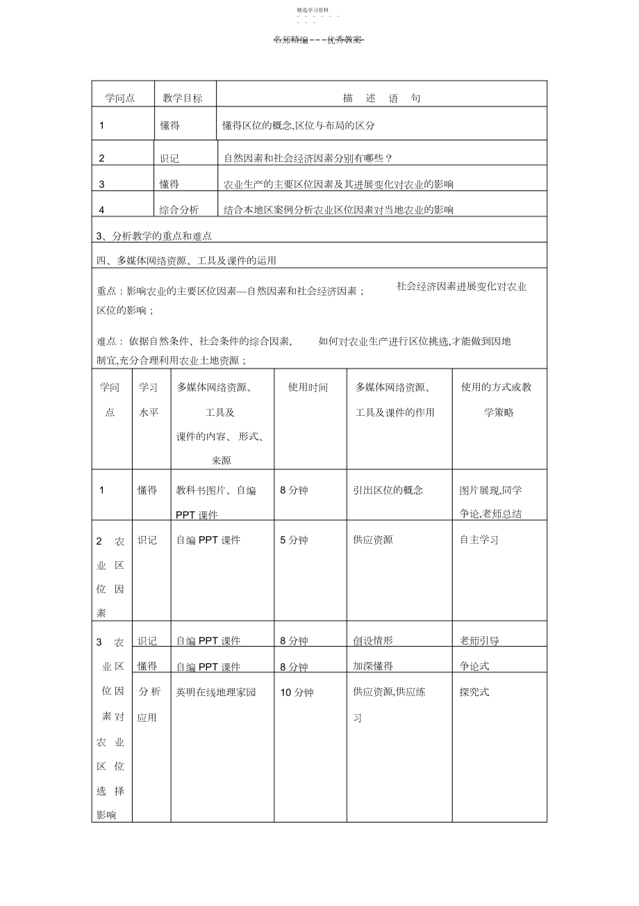 2022年表格式教学设计方案-浙江师范大学.docx_第2页