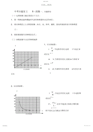 2022年中考物理图像专题.docx