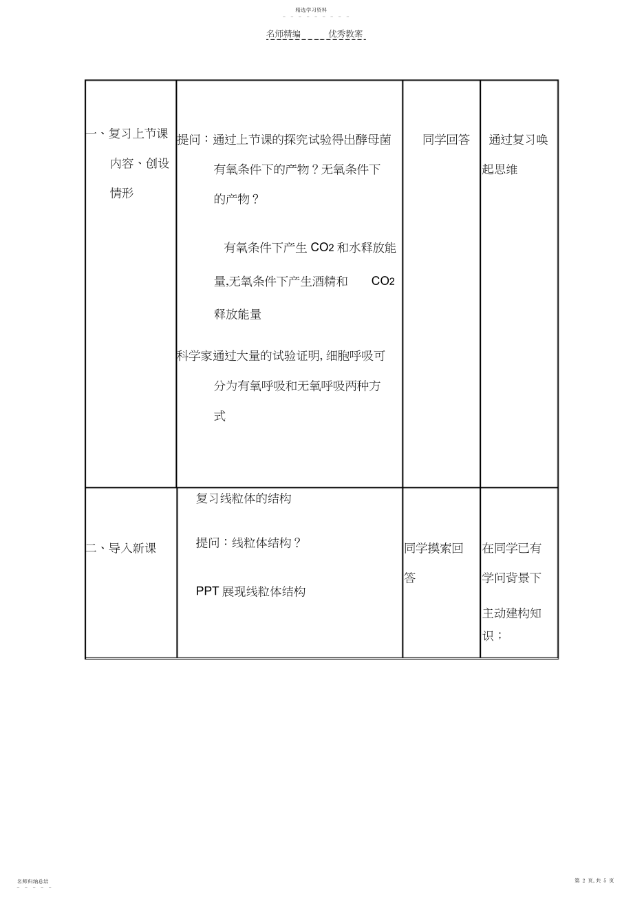 2022年细胞呼吸第二课时教案.docx_第2页