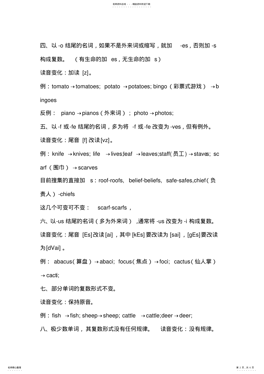 2022年英语名词复数变化规则 2.pdf_第2页