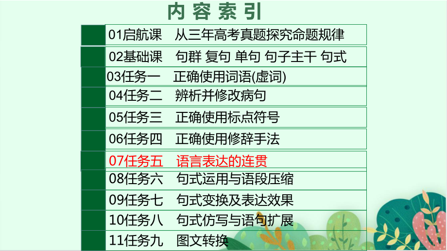 语言表达的连贯（语句衔接）-备战2023年高考语文一轮复习全考点精讲课堂之语言文字运用（全国通用）.pptx_第2页