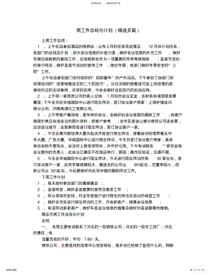 2022年周工作总结与计划 .pdf