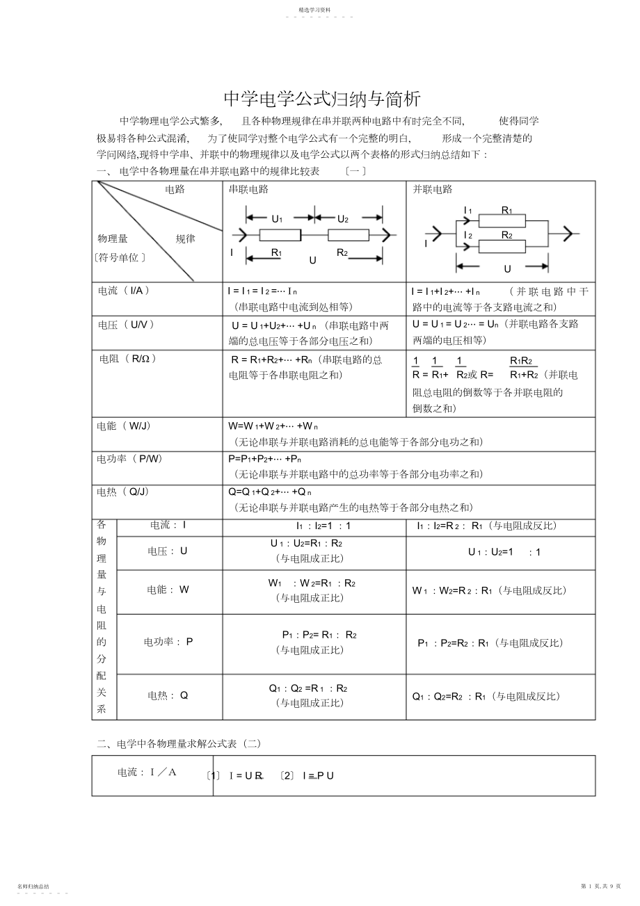 2022年初中物理电学知识点总结3.docx_第1页