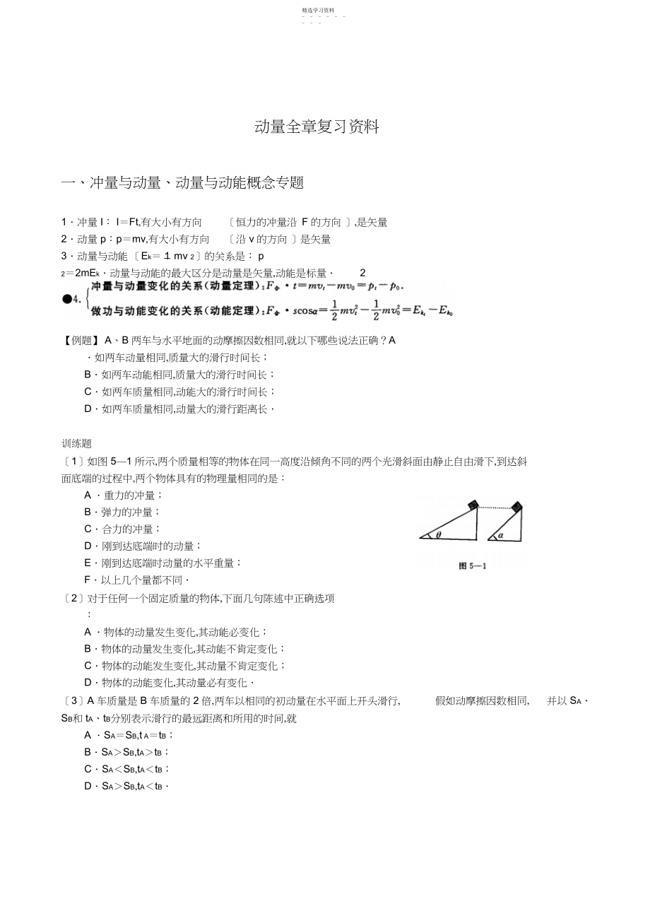 2022年动量全章总结复习.docx_第1页