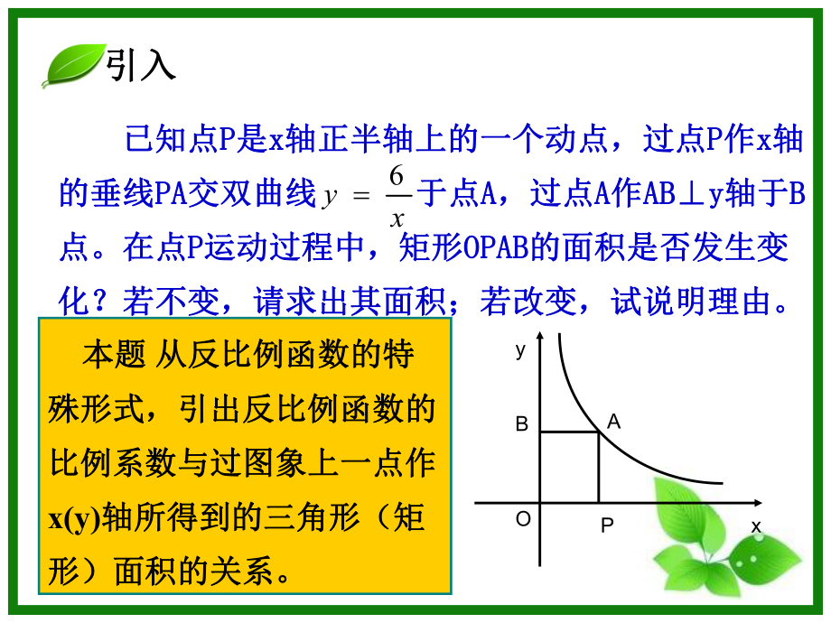 反比例函数中K的几何意义ppt课件.ppt_第2页