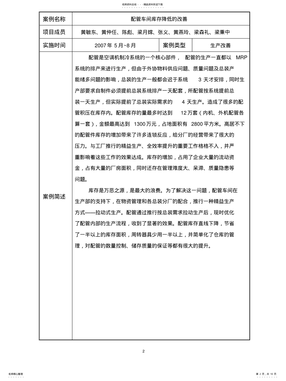 2022年配管车间降低库存的改善 .pdf_第2页