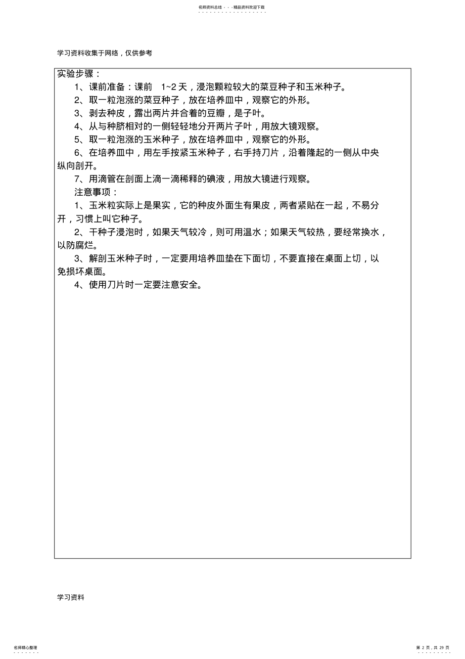 2022年初中生物实验报告单 .pdf_第2页