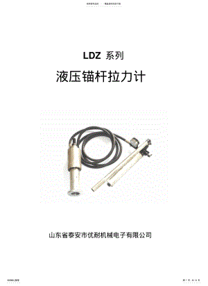 2022年锚杆拉力计说明书 .pdf