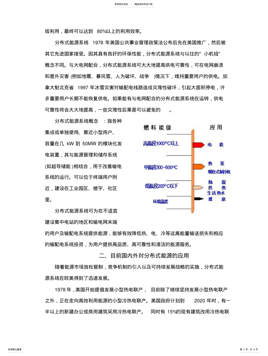 2022年分布式能源系统与地产的应用与前景 .pdf_第2页