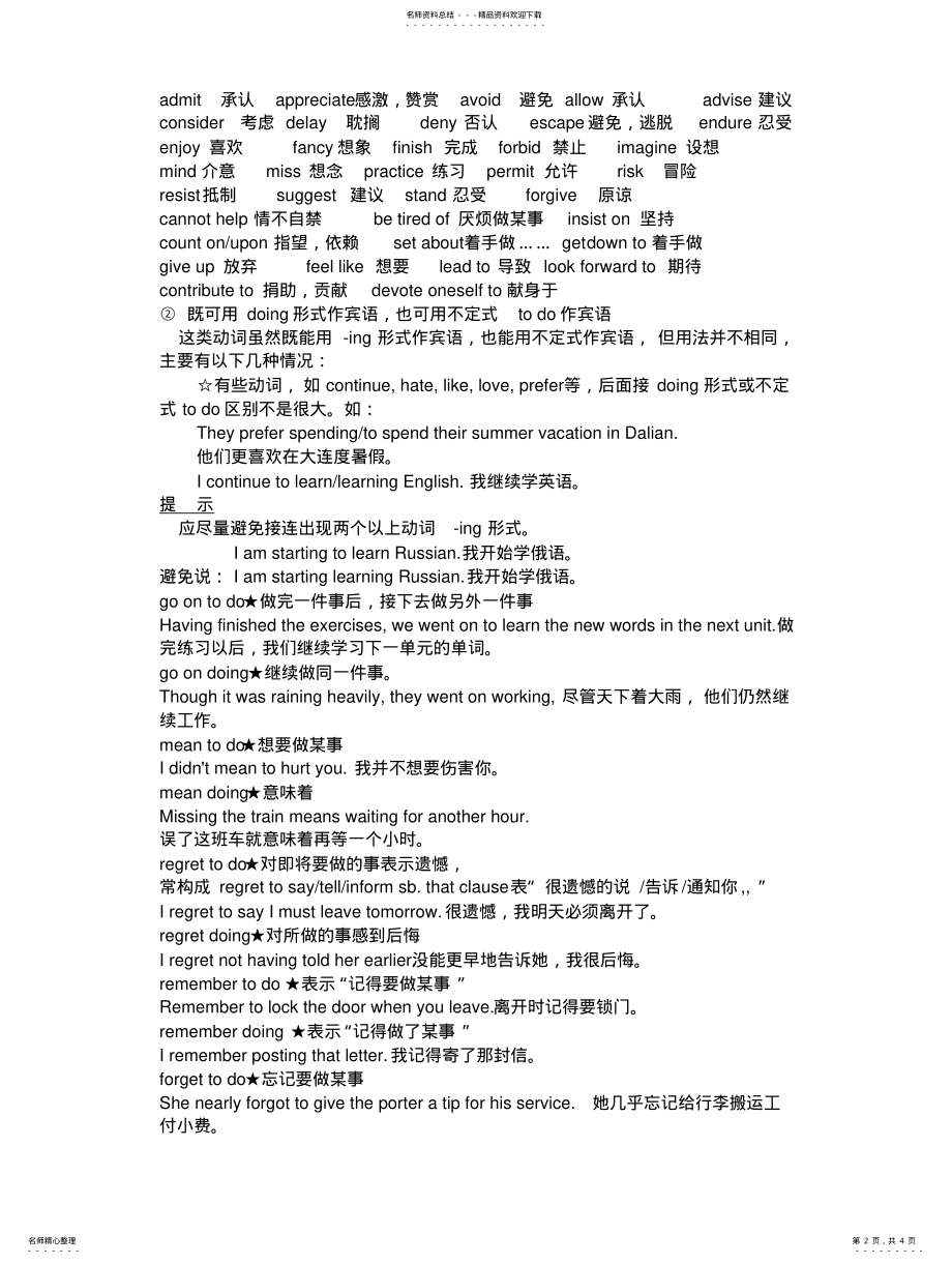 2022年动名词的用法 .pdf_第2页