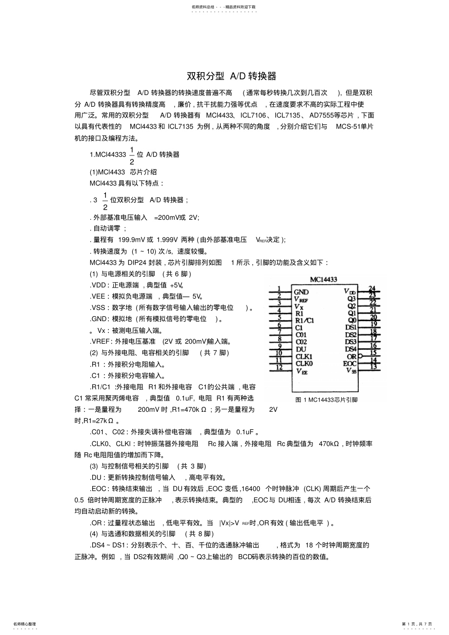 2022年双积分型AD转换器宣贯 .pdf_第1页