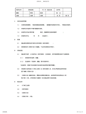 2022年采购流程程序文件 .pdf