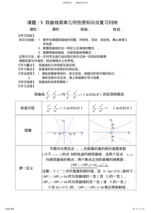 2022年选修第二章双曲线知识点复习归纳 .pdf