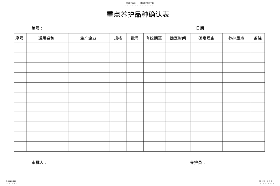 2022年重点养护确认表 .pdf_第2页