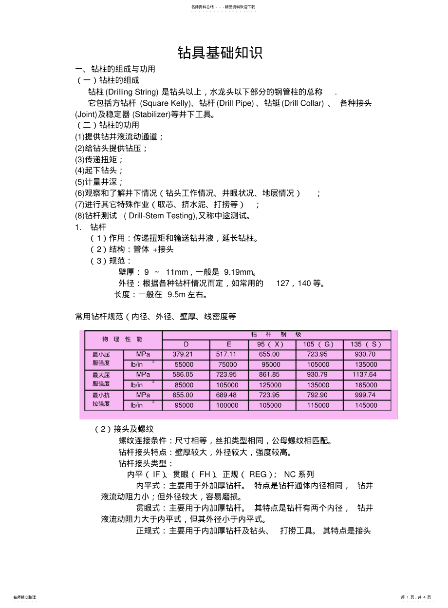 2022年钻具基础知识 .pdf_第1页