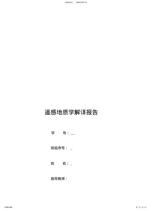 2022年遥感解译报告 .pdf